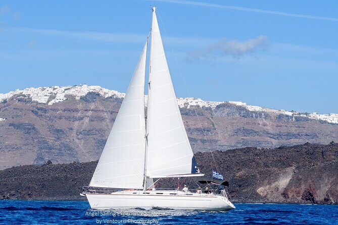 Santorini Private Daytime Sailing Tour with Meal, Drinks &Transfer included - A 44-foot private yacht out of Vlychada at 9:00 am
