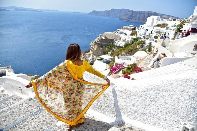 Santorini Private Full Day Tour 9 hours - Red Beach, Akrotiri area, then the black-sand coastline
