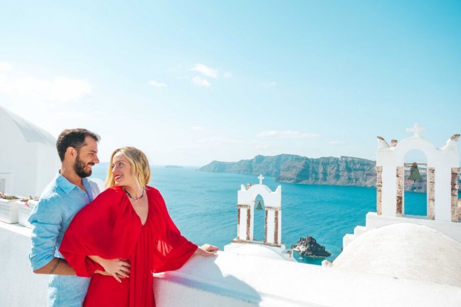 Santorini Private Photoshoot - Value and Price: $165 for a Group Up to 5