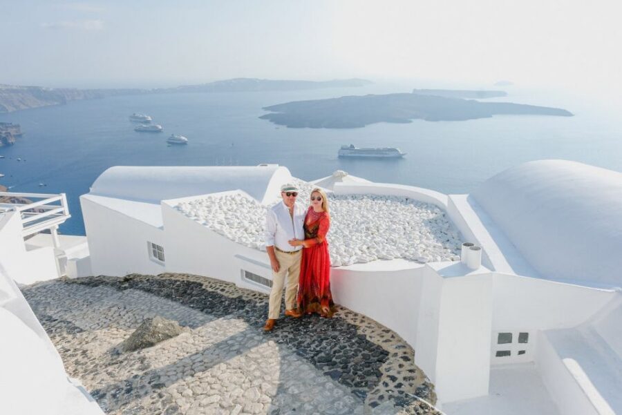 Santorini Private Photoshoot - Morning vs Sunset: This Is the Real Decision
