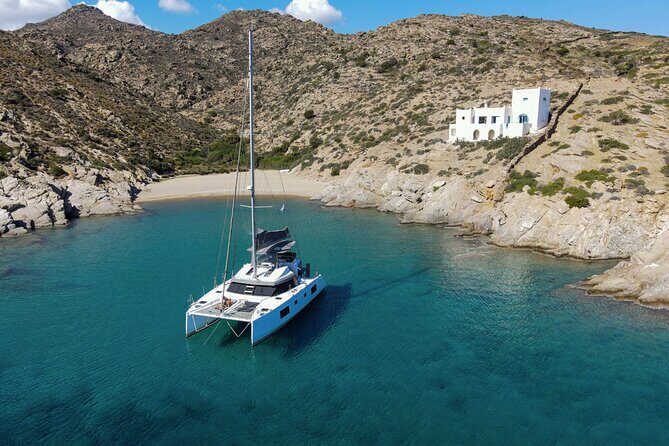 Santorini Private Tour Half-Day Sailing Platinum Catamaran Cruise - Getting to Vlichada: pickup options and the practical reality