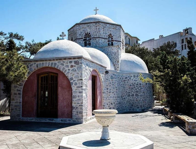 Santorini Private Tour: Must-See Highlights & Hidden-Gems - Firostefani Blue Dome and the High-View Stop at Prophet Elias