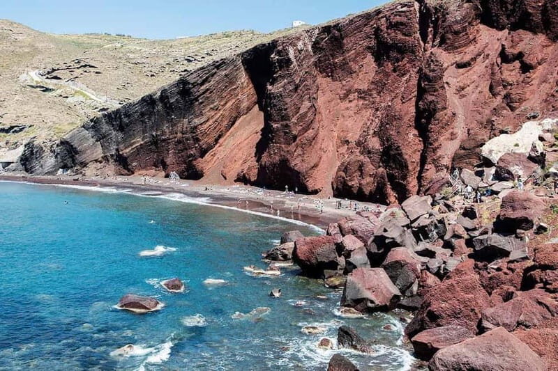 Santorini Private Tour: Must-See Highlights & Hidden-Gems - Perissa Black Sand Beach: A Reset From the Cliff Towns