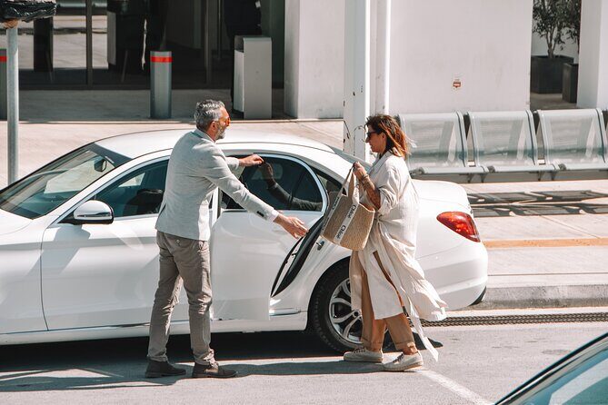 Santorini, Private Transfer with Luxury Airconditioned Vehicle - Picking up in Santorini: Stathmos LeoforionFira as your anchor