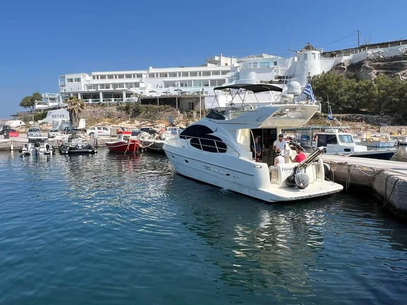 Santorini: Private Yacht Experience of Timeless Elegance - Swimming the Santorini Caldera and Nea Kameni Hot Springs