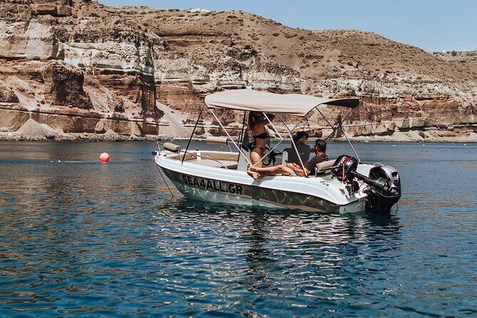Santorini Rent a Boat Without License - Thirasia Island: Another Side of the Same Caldera