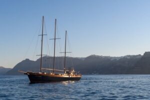Santorini: Romantic Sunset Caldera Cruise with Dinner - On Board King Thiras: Comfort, Views, and How the Crew Runs the Trip