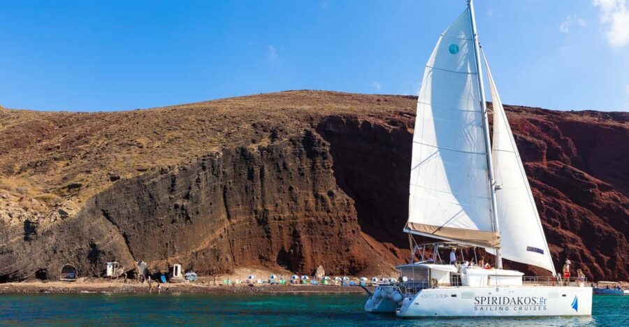 Santorini: Sailing Catamaran Cruise with BBQ and Drinks - Getting There Smoothly: Pickup Timing and Port Access You Must Know