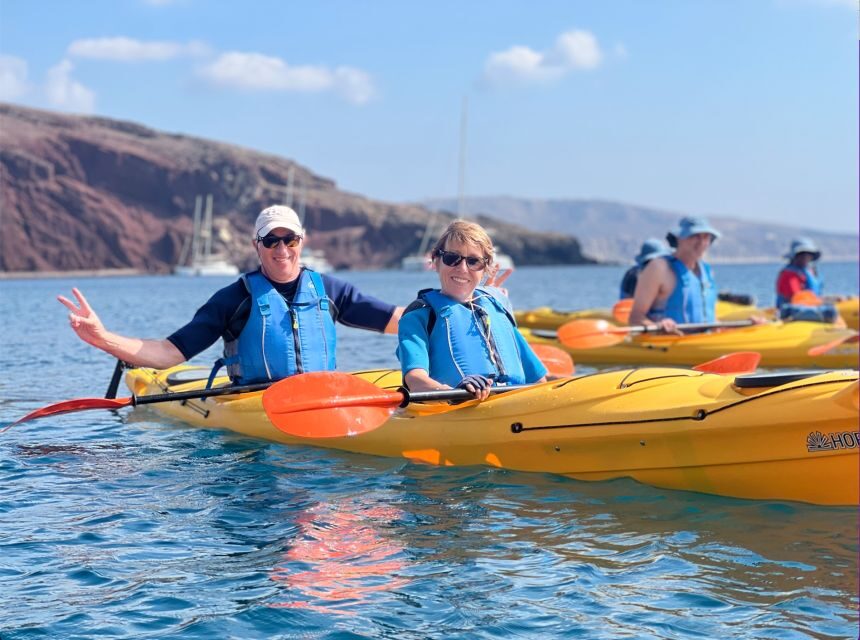Santorini: Sea Caves Kayak Trip with Snorkeling and Picnic - Price and value: what you really get for $159