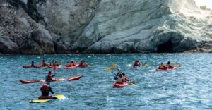 Santorini: Sea Kayaking with Light Lunch - From Black Beach to Sea Cave: Black Mountain’s Most Dramatic Side