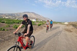 Santorini Small Group Guided E-bike Tour & Local Tomato Museum - The Tomato Industrial Museum at Vlychada starts the story in the weirdest, best way
