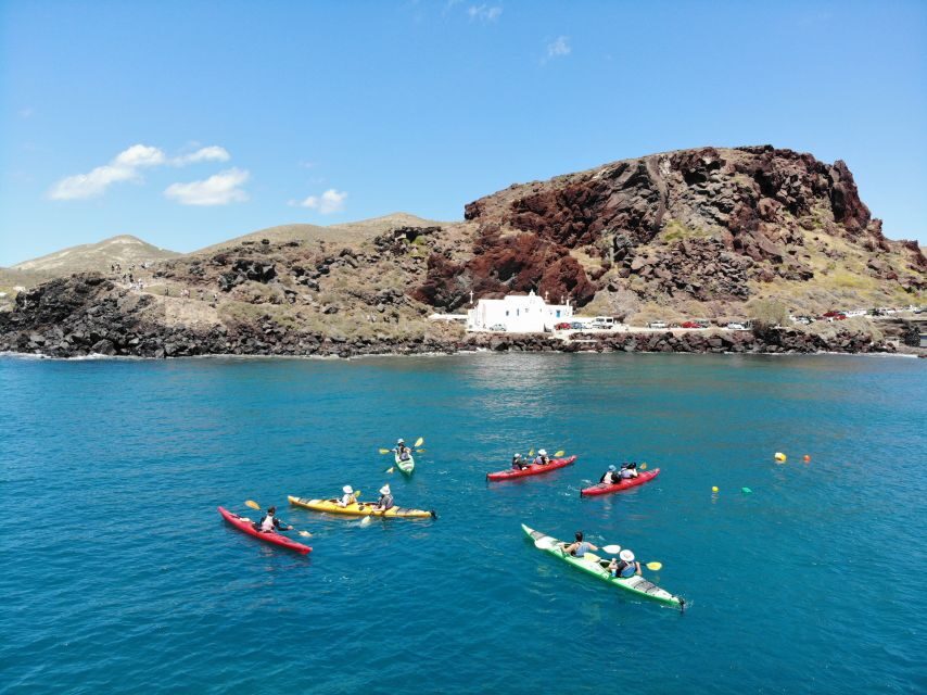 Santorini: South Sea Kayaking Tour with Sea Caves and Picnic - Lunch by the Water: Picnic That Actually Feels Like Greek Food