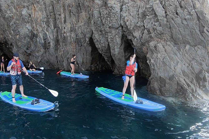 Santorini Stand-Up Paddle and Snorkel Adventure - The paddle route: cliff views, a remote mountain area, and pacing that makes sense