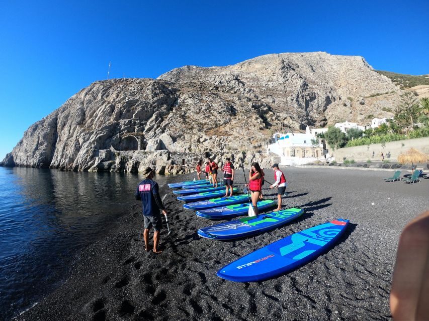 Santorini: Stand-Up Paddle and Snorkel Adventure - Small-group guiding in English: the practical difference you’ll feel