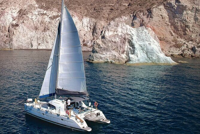 Santorini: Standard Small-Group Catamaran Cruise with Food/Drinks - Key Things to Know Before You Go