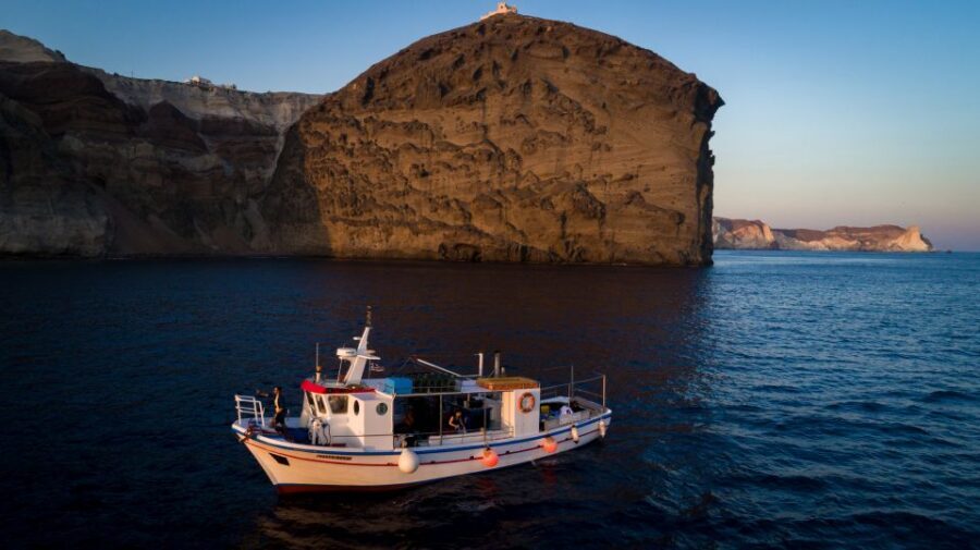Santorini Sunset Fishing Trip with Dinner and Drinks - Nets and creels: how the fishing starts before you even step on the boat