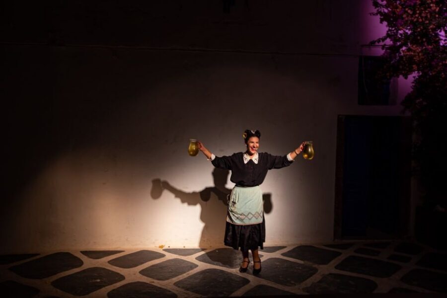 Santorini: The Greek Wedding Show Entry Tickets - Meeting at The White Door Theatro (and what to do when you arrive)