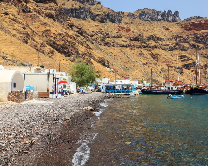 Santorini: Thirassia Islands and Volcano Guided Cruise - Palea Kameni Hot Springs: Green Water Swimming Tips