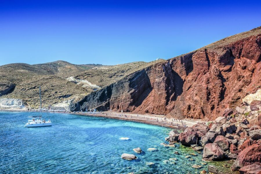Santorini: Top Sights Day Trip, Wine Tasting, & Oia Sunset - Oia at sunset: blue domes, castle area time, and weather reality