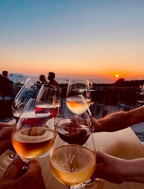 Santorini: Tour of Wineries with Wine Tasting & Food - Stop 3: Wine Tasting With a Sunset Finish Over the Caldera