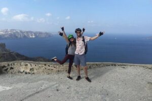 Santorini Tour on Electric Bikes & Scooters - Castelli of Emporio: Venetian-style streets and a historic castle feel