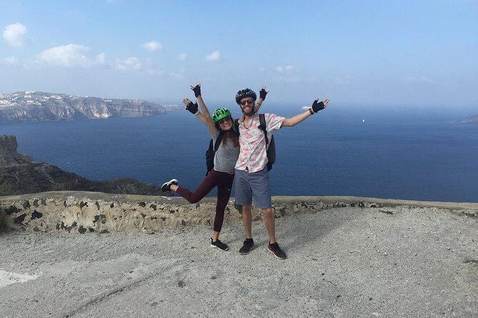 Santorini Tour on Electric Bikes & Scooters - Castelli of Emporio: Venetian-style streets and a historic castle feel
