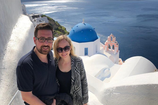 Santorini Unique Experience - Road Tour - Pyrgos and the climb to Prophet Elias for wide-open views