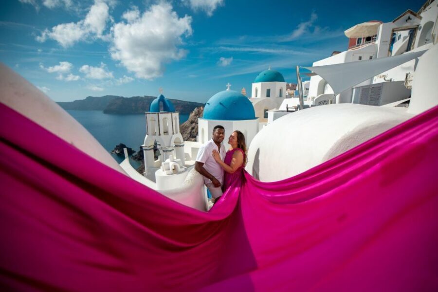 Santorini: Unique Flying Dress Photoshoot Experience - Price and value: what $181 covers (and what costs extra)