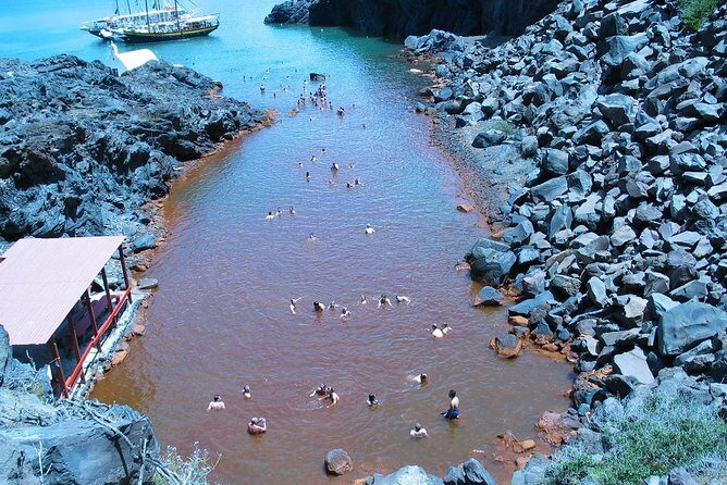 Santorini Volcanic Islands Cruise: Volcano, Hot Springs and Thirassia - Stop 1: Santorini Volcano crater walk (the hardest part)