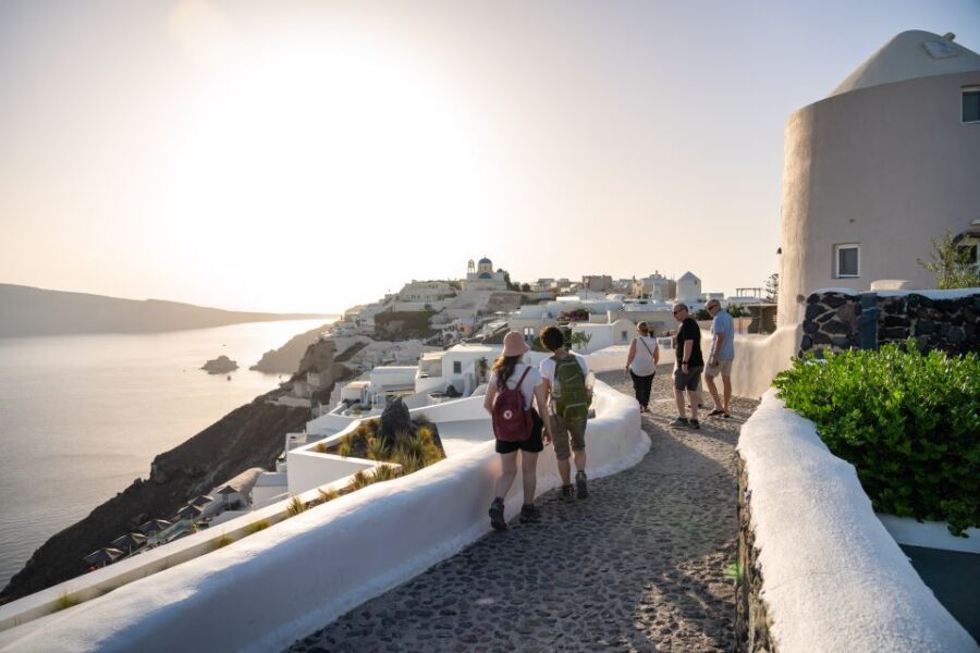 Santorini: Volcanic Islands Cruise with Hot Springs Visit - Palea Kameni Hot Springs Swim: Short Time, Real Sulfur, Sensible Safety