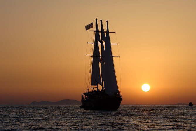 Santorini Volcanic Sunset Cruise - Caique on the Water: Views, Shade, and Photo Stops