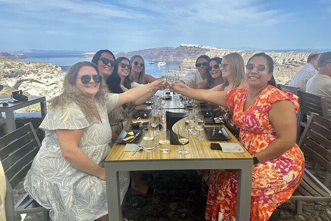 Santorini Volcanic Wine Tour – Private Tasting with Local Expert - Venetsanos finale: caldera views and a last volcanic tasting