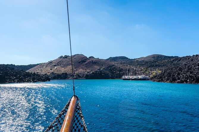 Santorini Volcano and Hot Springs Cruise Tour from Fira Old Port - Boat ride comfort: short stages, big views, and onboard snacks
