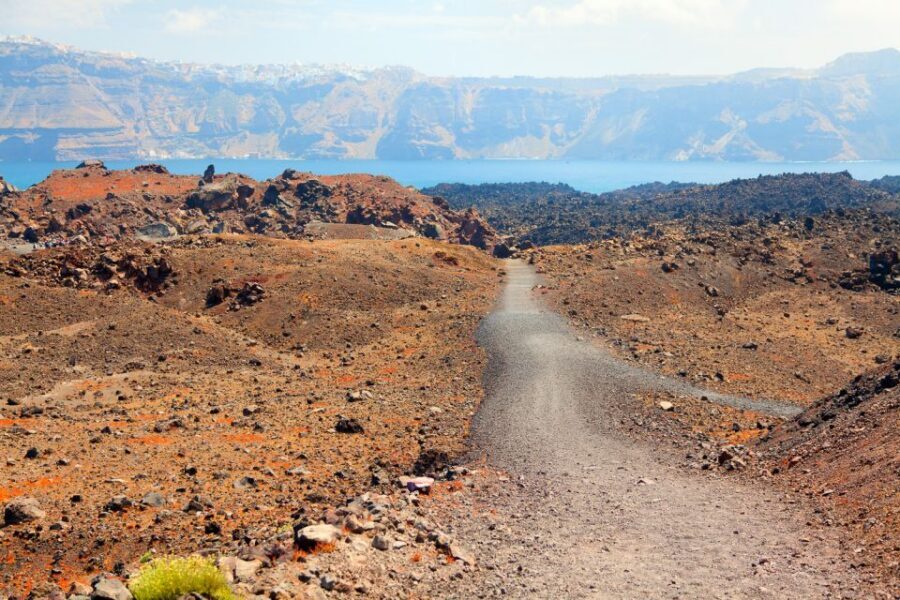 Santorini: Volcano and Hot Springs Sunset Dinner Cruise - Dinner Buffet on the Boat: Greek Comfort Food + Wine