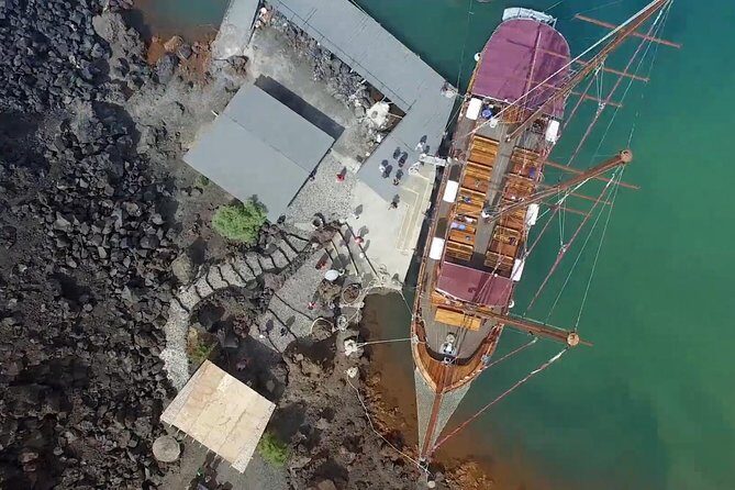 Santorini Volcano Half Day Tour - Nea Kameni volcano: a guided ridge walk with a small admission fee