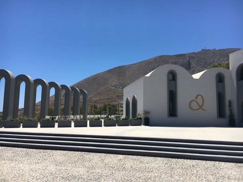 Santorini: Wine Tasting Tour & Sunset Viewing - Cheese platters at every stop: why the food matters
