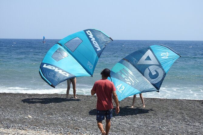 Santorini Wing Foil Surf Lesson for Beginners - Where the Lesson Starts in Kamari (and Why It Matters)
