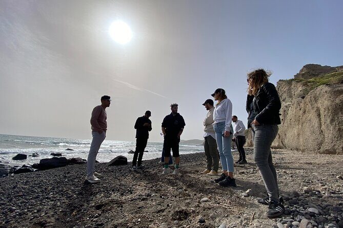 Santorini Wrangler Jeep Afternoon Convoy Tour - Stop 1: getting oriented at Santorini’s panoramic Pyrgos area