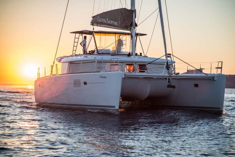 Santorini:All-inclusive Catamaran Cruise with Thirassia Stop - Price and value: what $226 buys you