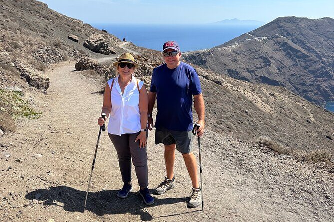Santorini's Famous Fira to Oia Hike: A Private tour Adventure - Firostefani: calmer cliffs, same big views