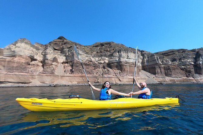 Serenity Kayak : Sea Caves Kayak Trip with Snorkeling & Picnic - Red Beach: Where the Day Gets Its Visual Drama