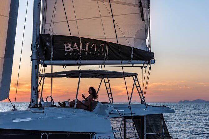 Shared Catamaran Half Day Cruise in Santorini - Stop 2: White Beach, White Pumice, Quick Hit Views
