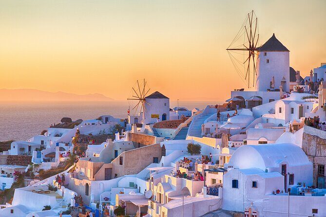 SKIP CABLE CAR® The Original Santorini Tour for Cruise Passengers - Santorini Old Harbor return: back by boat, not through lines