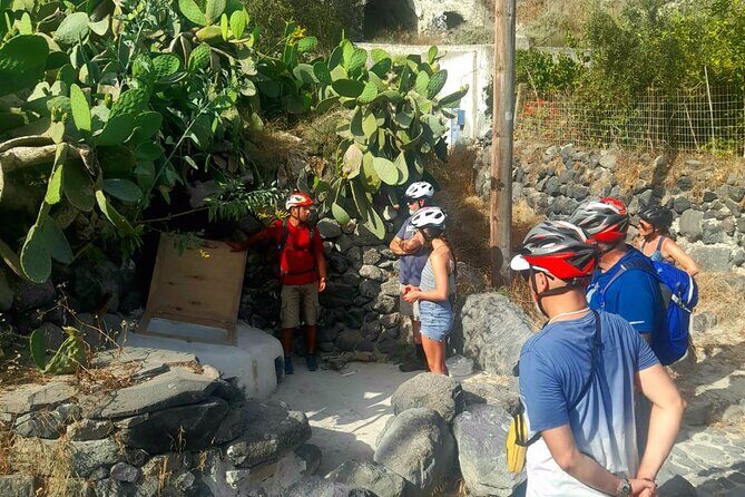 Thirassia 5-Hour eBike Tour with Lunch from Santorini - Kimisis Monastery: The Balcony of the Volcano View