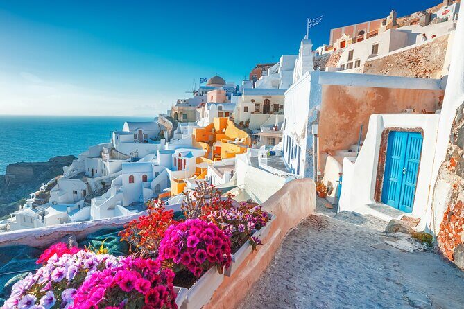 Top Spots Bus Tour in Santorini with Transportation - Stop 1: Moni Profiti Ilia for the panoramic viewpoint