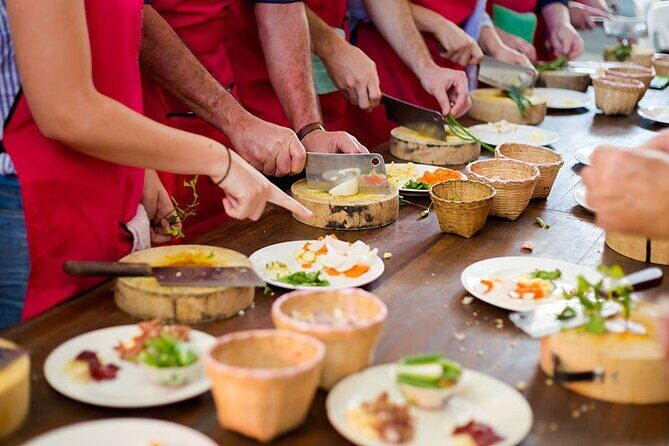 Traditional Kouzina Santorini Cooking Experience - Farm-to-table ingredients before the stove turns on
