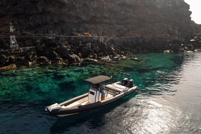 Unique Half-Day Private Motor Boat Cruise in Santorini - Oia to the caldera: coastline cruising plus Efta Pedes swimming