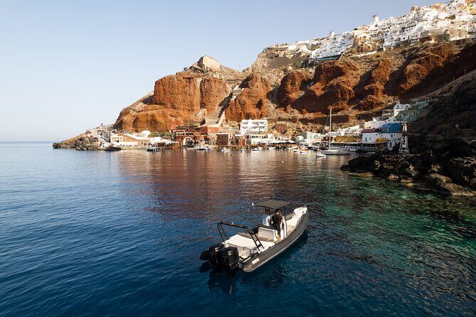 Unique Half-Day Private Motor Boat Cruise in Santorini - Aspronisi’s white cliffs: the quiet “raw” island moment