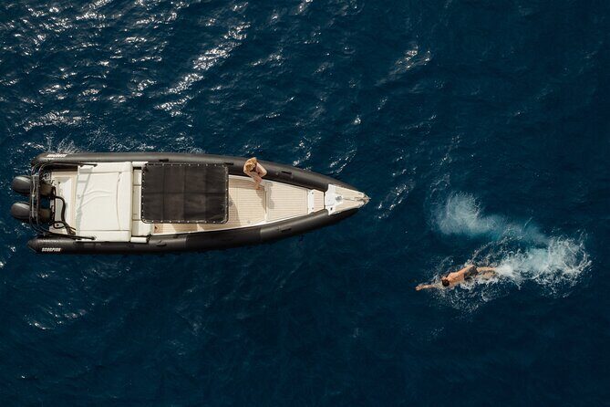 Unique Half-Day Private Motor Boat Cruise in Santorini - Food, drinks, snorkeling gear: what’s included